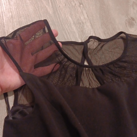 Mesh Top Skater Dress - Picture 2 of 4